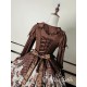 Alice Girl Bear Chocolate Long Sleeve Blouse(1st Pre-Order/3 Colours/Full Payment Without Shipping)